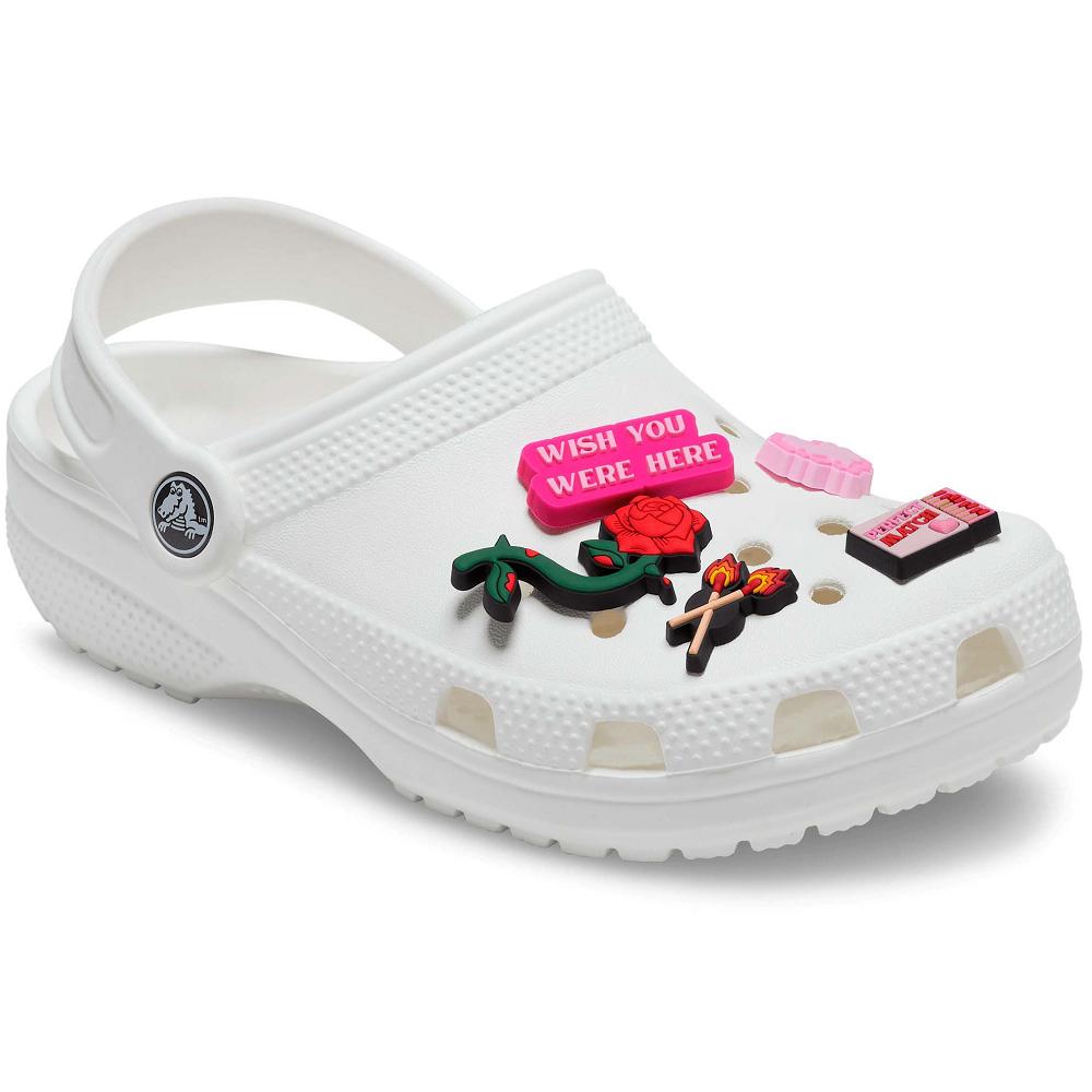 Multicolor Men's Crocs Valentines Girly 5 Pack Jibbitz Charms | NZ 0912WNBY